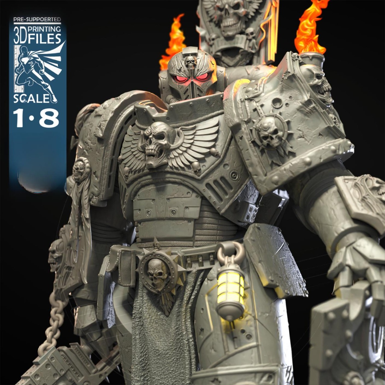 Titus Warhammer STL 3D Model